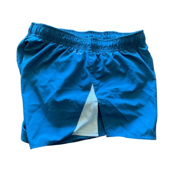 Nike Dri-Fit Woman's XS Blue Running Shorts Lined 56323 - Picture 2 of 8